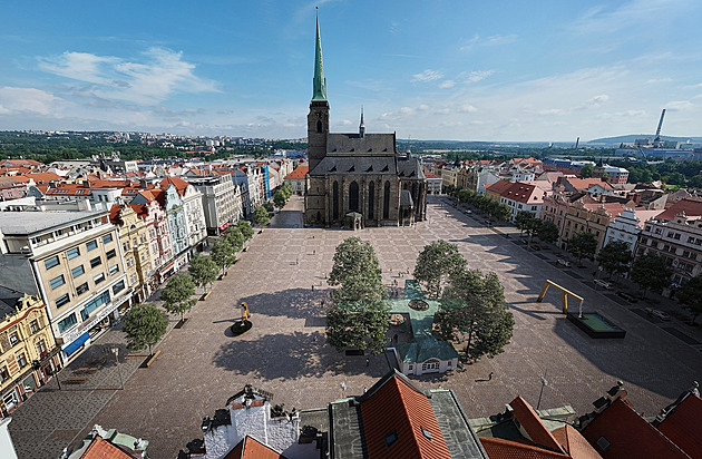 Velká proměna centra Plzně, na náměstí se zklidní provoz a vysázejí stromy
