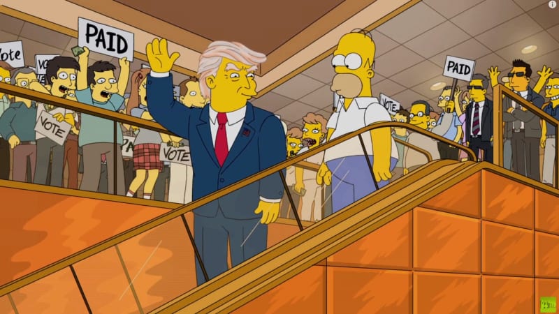 Předpověděl vládu Trumpa v Simpsonových. Teď hodlá scenárista sám kandidovat do Bílého domu