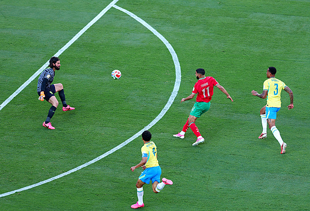 ONLINE: Brazílie - Maroko 0:1, outsider jde do vedení, rychlou akci zakončuje Sajbárí