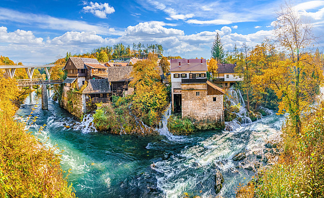 Malé Plitvice, ale zdarma. Rastoke je skvělou zastávkou na cestě k moři
